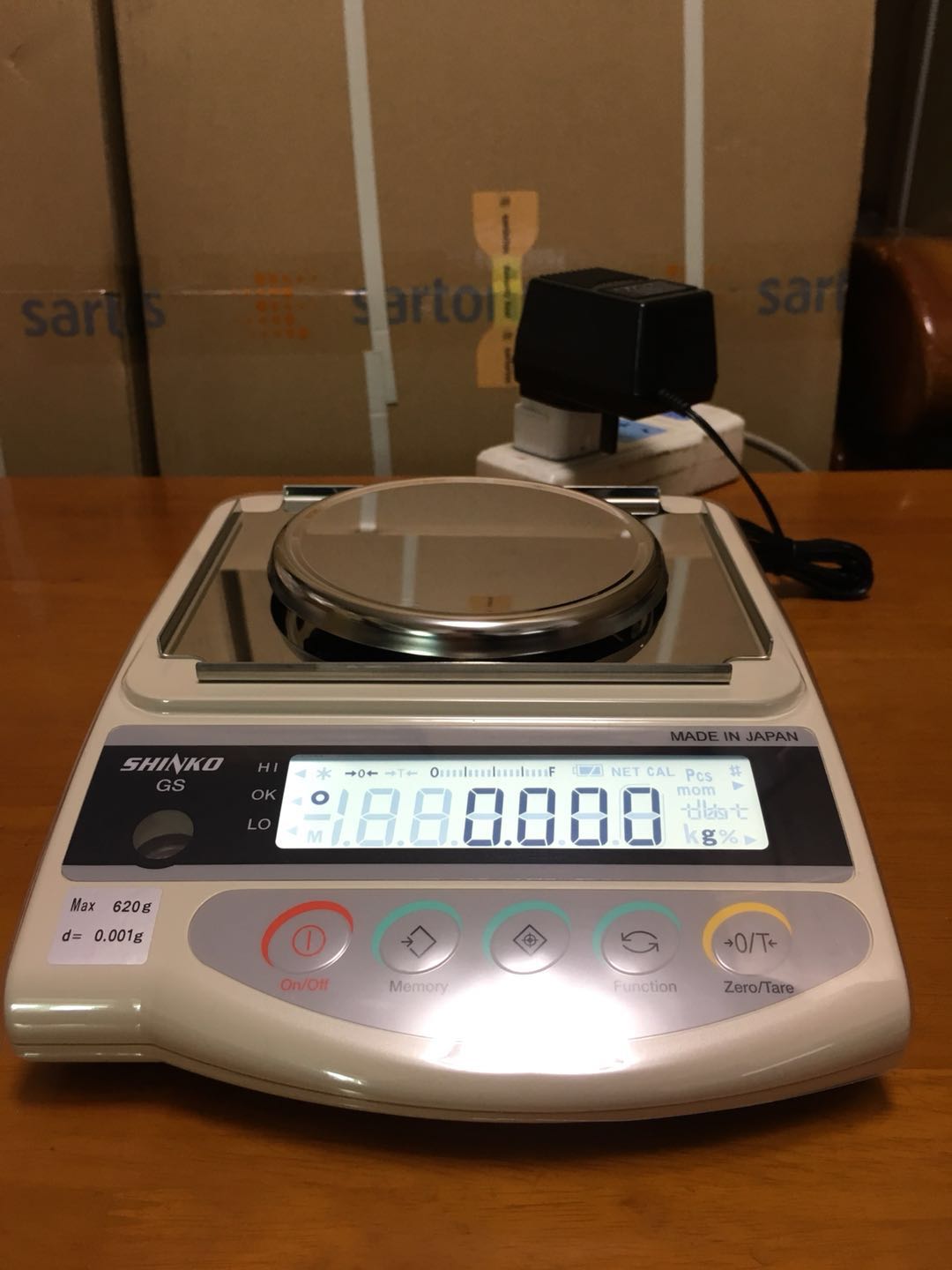 GS623原裝日本新光電子天平620g/0.001g