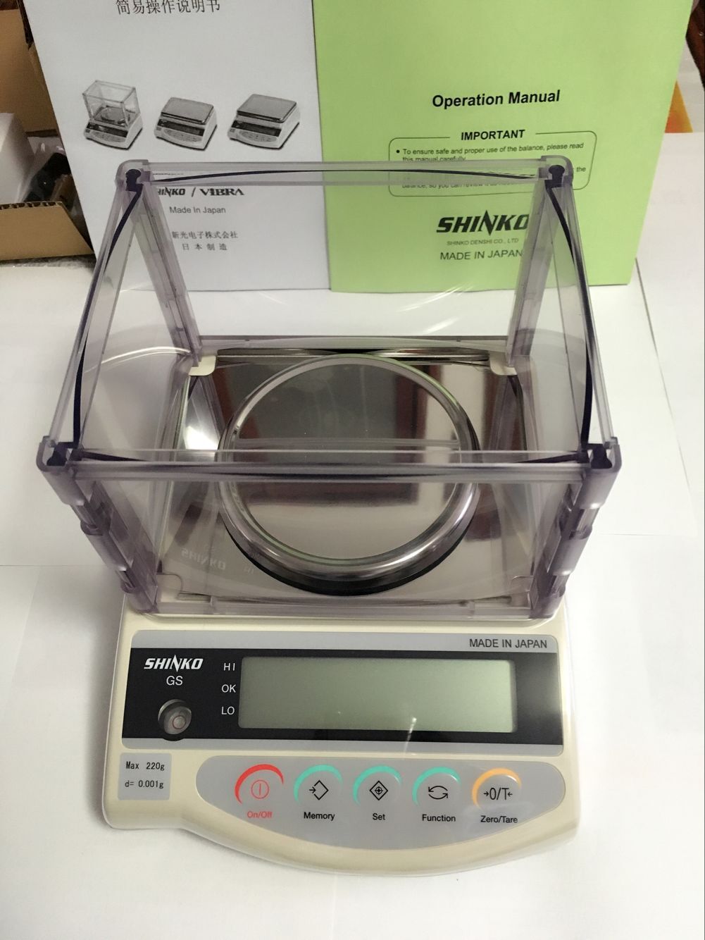 GS423原裝日本新光精密天平420g/0.001g
