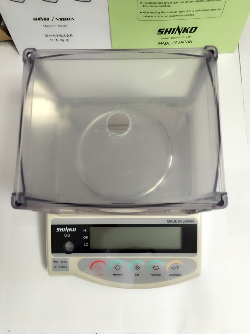 GS223原裝日本新光電子天平220g/0.001g